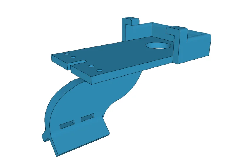 3D tištěný redukční držák pro servopohon Belimo